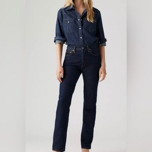 Levi's Women's 501 Original Dark Wash Jeans